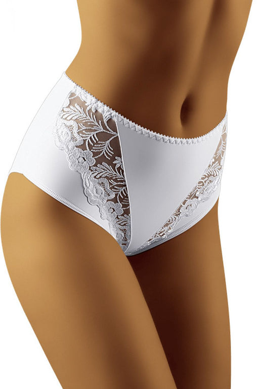 Elegant Floral Lace Full Coverage Panties for Women by Wolbar