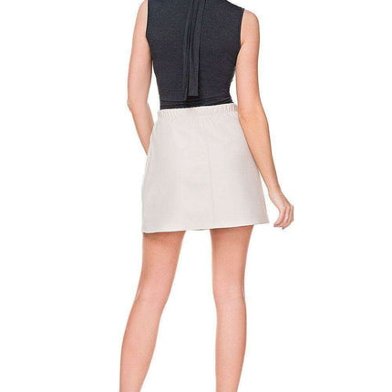 Chic Stand-Up Collar Knit Blouse - Luxe Tessita Collection