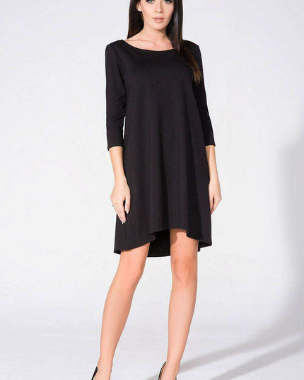 Chic Flared Daydress in Premium Viscose Blend by Tessita