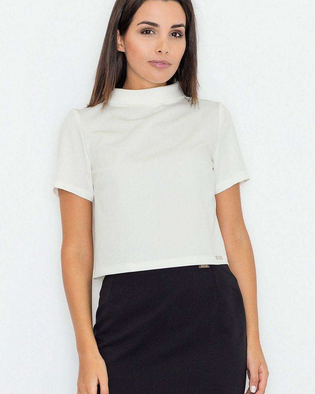 Elegant Layered Turtleneck Blouse with Hidden Zipper - Your Ultimate Style Staple