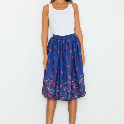 Elegant Creased Midi Skirt for a Sophisticated Touch
