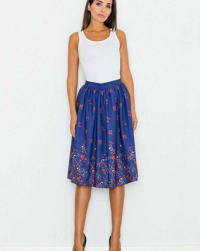 Elegant Creased Midi Skirt for a Sophisticated Touch