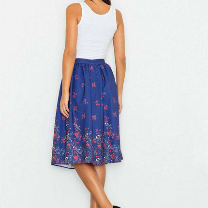 Elegant Creased Midi Skirt for a Sophisticated Touch