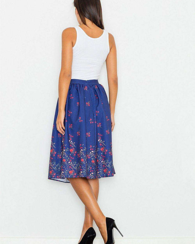 Elegant Creased Midi Skirt for a Sophisticated Touch