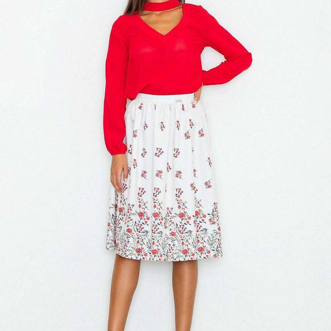 Elegant Waist-Creased Midi Skirt - The Ultimate Wardrobe Essential