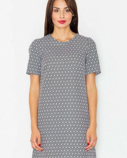 Chic Black Flared Sleeve Day Dress - Essential Fashion Piece by Figl