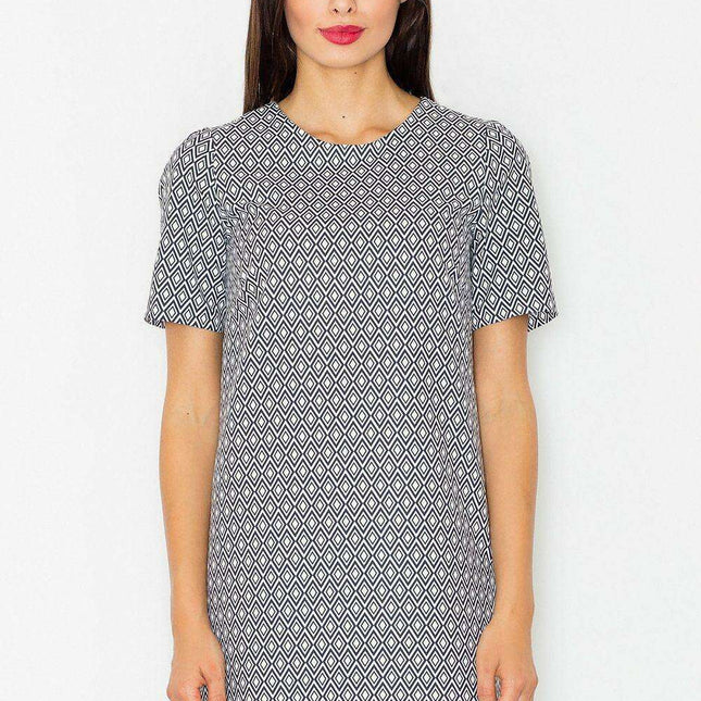 Chic Black Flared Sleeve Day Dress - Essential Fashion Piece by Figl