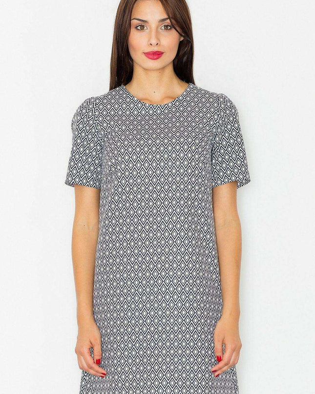 Chic Black Flared Sleeve Day Dress - Essential Fashion Piece by Figl