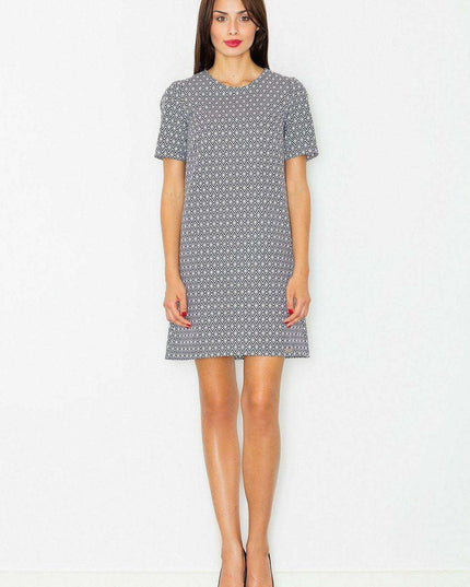 Chic Black Flared Sleeve Day Dress - Essential Fashion Piece by Figl