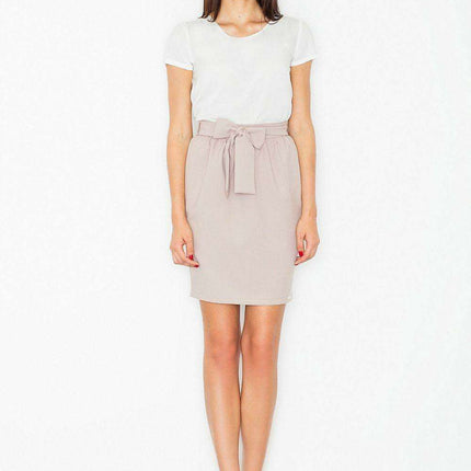 Chic Sash-Tie Belted Pencil Skirt by Figl