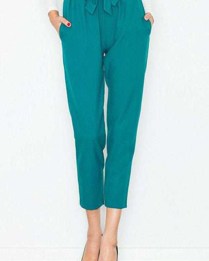 Elegant High-Waisted Trousers by Figl
