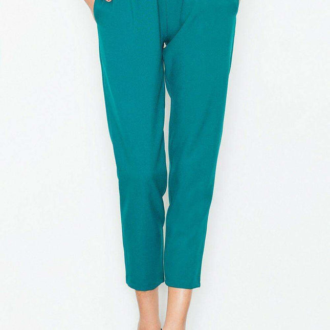 Elegant High-Waisted Trousers by Figl