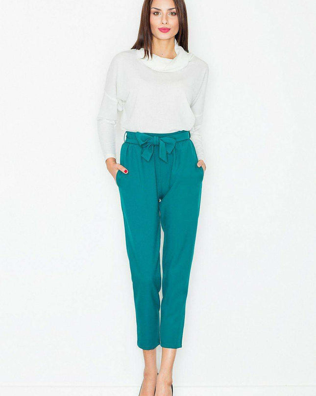 Elegant High-Waisted Trousers by Figl