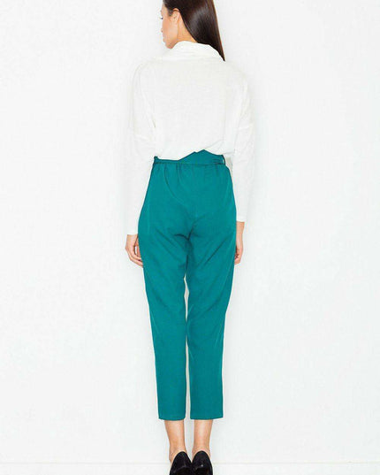 Elegant High-Waisted Trousers by Figl