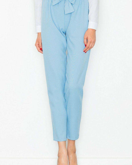 Sophisticated High-Waisted Trousers for Women with Stylish Accents
