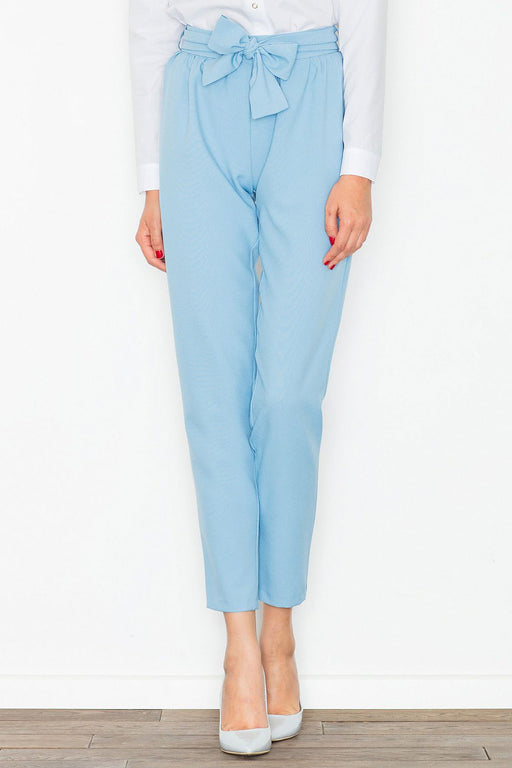 Sophisticated High-Waisted Women's Trousers with Stylish Detailing