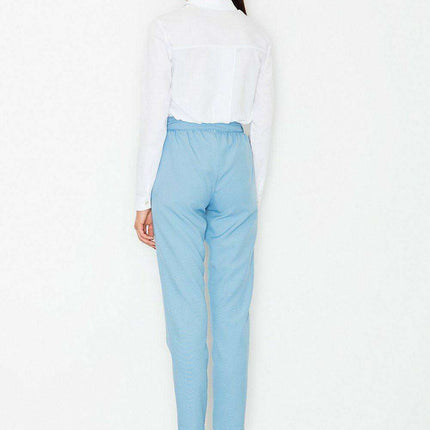 Sophisticated High-Waisted Trousers for Women with Stylish Accents