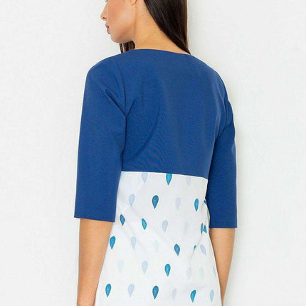 Elegant 3/4 Sleeve Relaxed Blouse - Versatile Style for Every Occasion