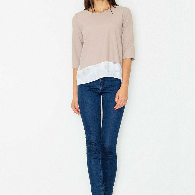 Elegant 3/4 Sleeve Top - The Ultimate Wardrobe Staple