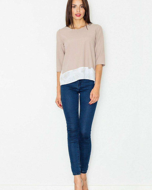 Elegant 3/4 Sleeve Top - The Ultimate Wardrobe Staple