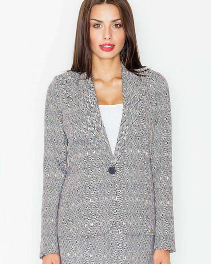 Chic Printed Jacket for Effortless Style