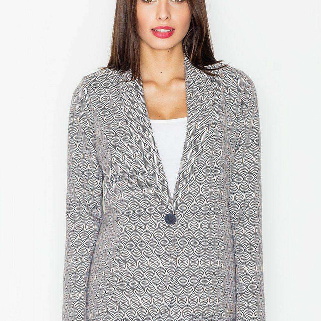 Chic Printed Jacket for Effortless Style