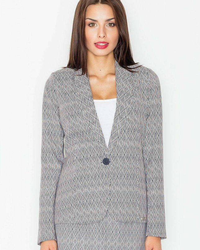 Chic Printed Jacket for Effortless Style