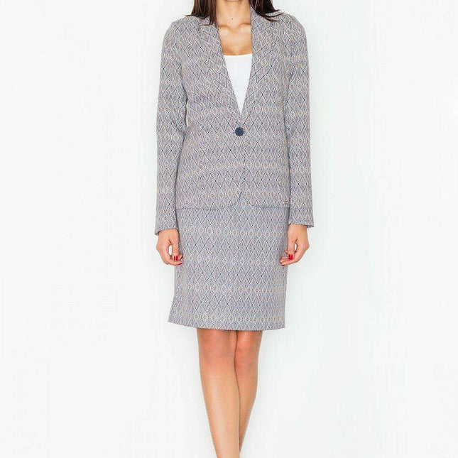 Chic Printed Jacket for Effortless Style