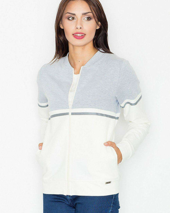 Versatile Knit Zip-Up Bomber Jacket - Perfect Fit for Every Body Type