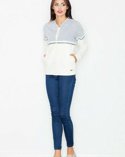 Versatile Knit Zip-Up Bomber Jacket - Perfect Fit for Every Body Type