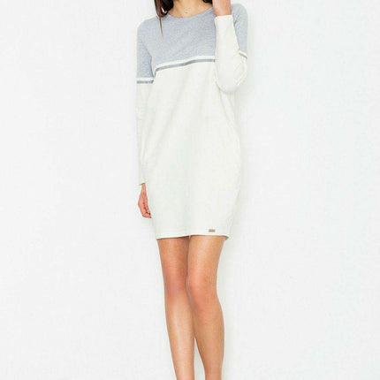 Chic Patterned Cotton Daydress with Functional Side Pockets