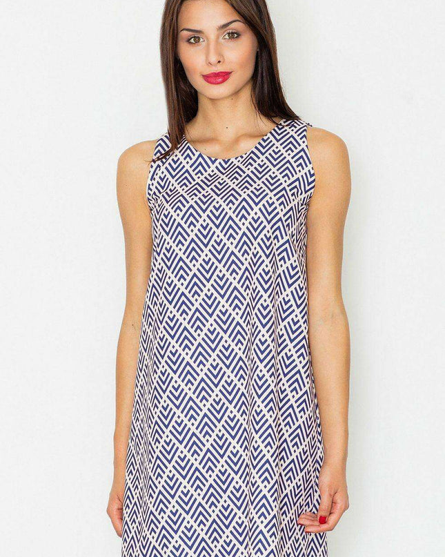 Effortless Elegance: Flared Sleeveless Daydress by Figl