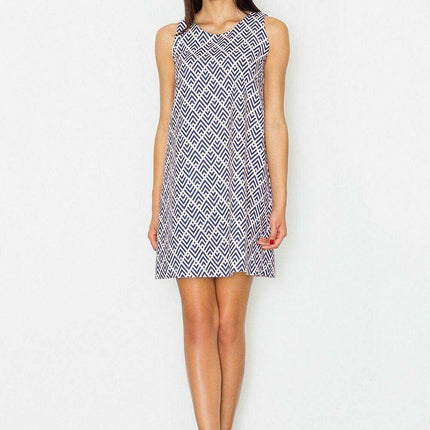 Effortless Elegance: Flared Sleeveless Daydress by Figl