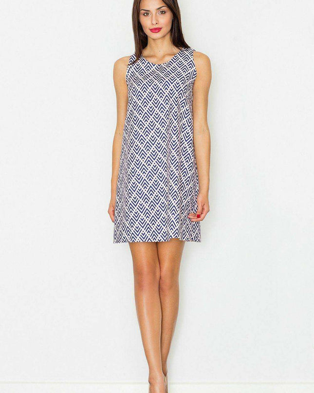 Effortless Elegance: Flared Sleeveless Daydress by Figl