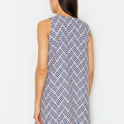 Effortless Elegance: Flared Sleeveless Daydress by Figl
