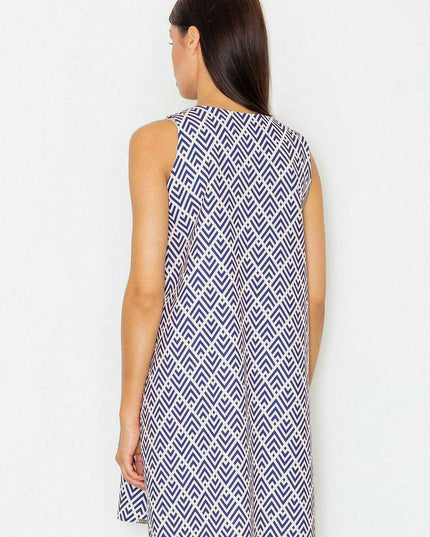 Effortless Elegance: Flared Sleeveless Daydress by Figl