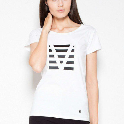 Venaton Contemporary Cotton T-Shirt with Distinctive Graphic Design