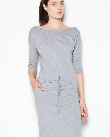 Versatile Cotton Daydress with Customizable Fit for Effortless Style