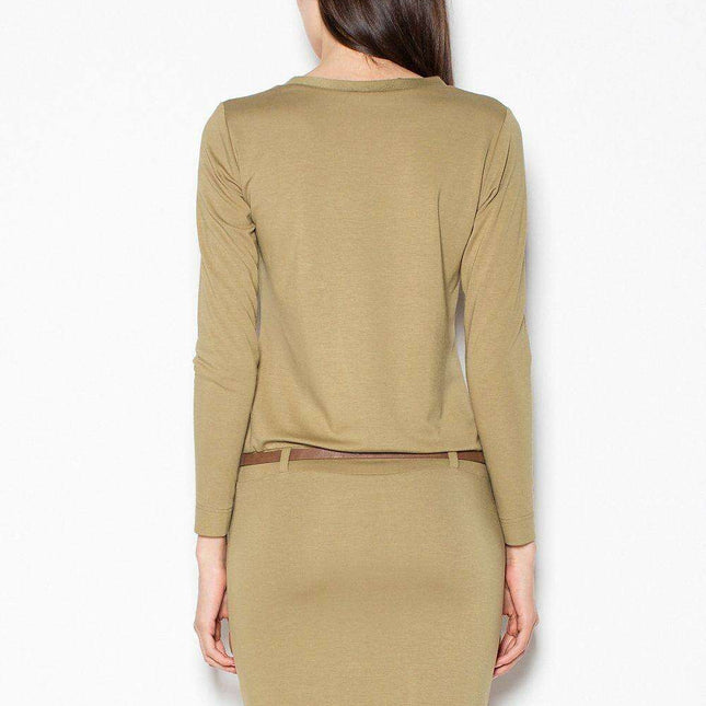 Eco-Friendly Luxe Leather Daydress - Chic Fashion Statement