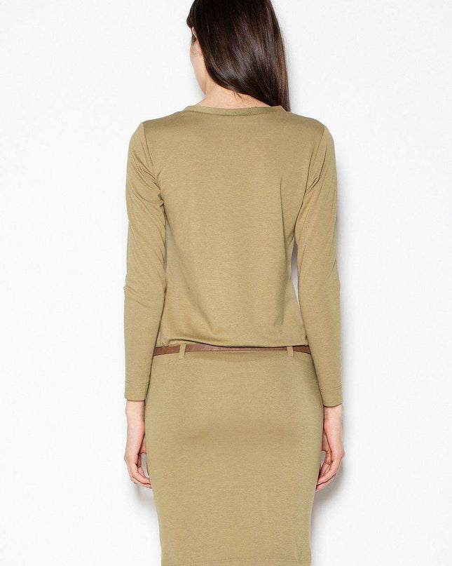 Eco-Friendly Luxe Leather Daydress - Chic Fashion Statement