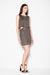 Unique Suede Daydress with Waist Cut-Outs