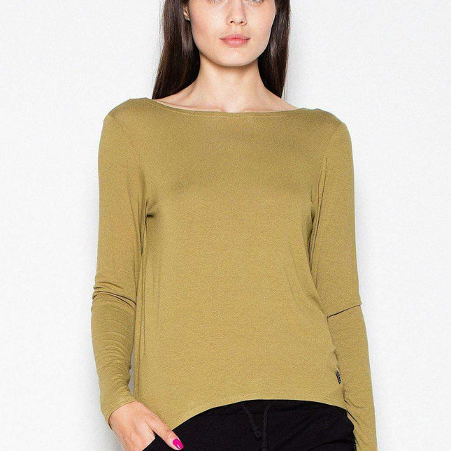 Chic Backless Blouse with Suede Bow Accent