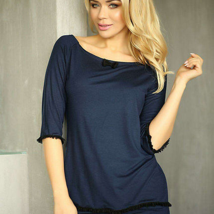 Enchanted Girona Lace-Embellished Bohemian Sleep Set