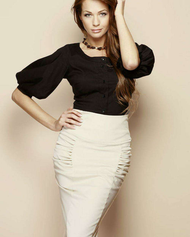 Elegant Comfort: Premium Cotton Blend Short Sleeve Shirt