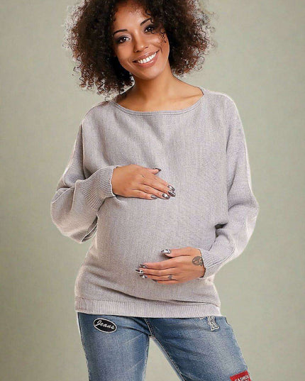 Stylish Maternity Kimono Sweater - Trendy Top for Expecting Mothers