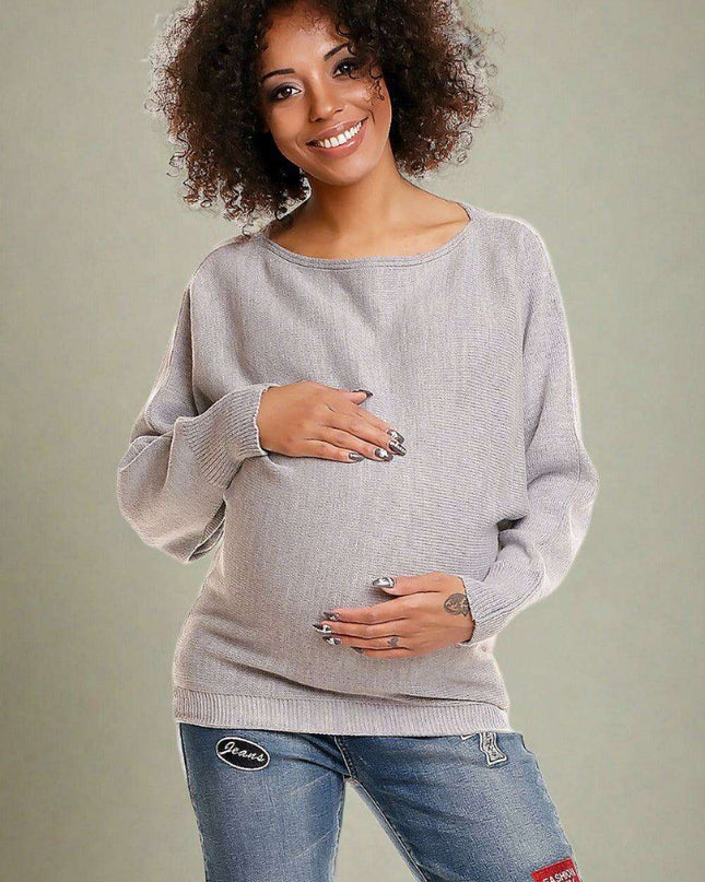 Stylish Maternity Kimono Sweater - Trendy Top for Expecting Mothers