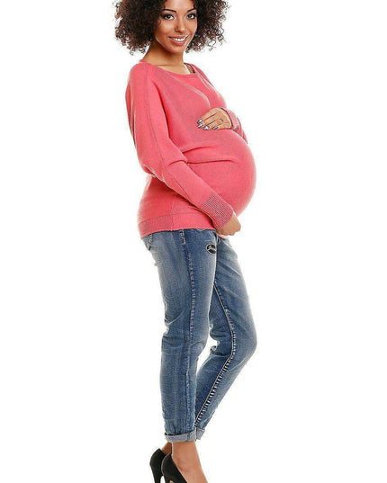 Chic Kimono Maternity Sweater - Stylish Comfort for Expecting Moms