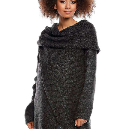 Elegant Maternity Knit Wrap - Cozy Style for Expecting Moms