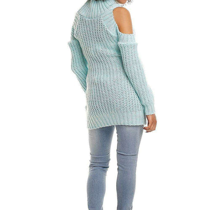 Stylish Peekaboo Shoulder Maternity Sweater: Comfort Meets Chic Fashion