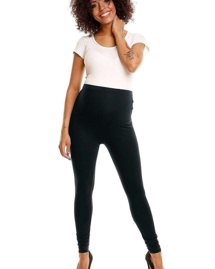 Chic Maternity Comfort Leggings - Essential Style for Moms-to-Be